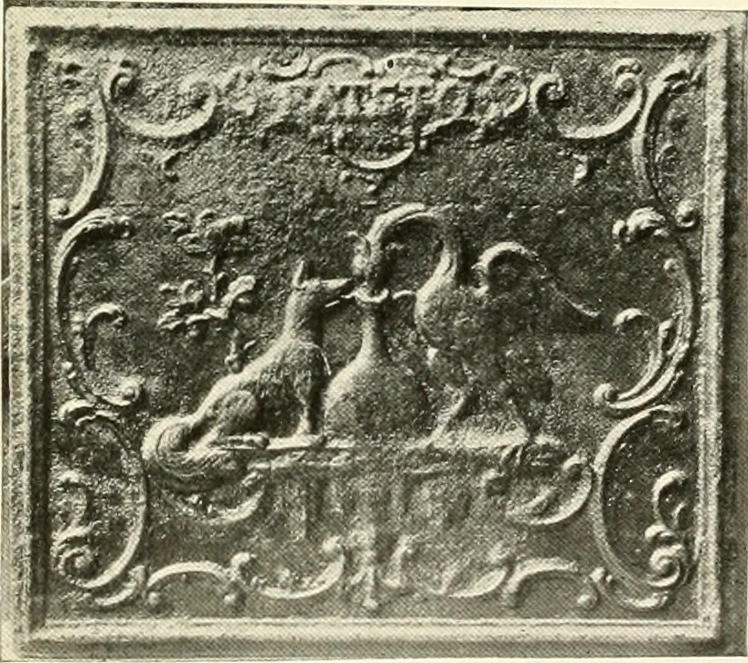 An illustration from The Bible in iron:, 1914, leaf 115