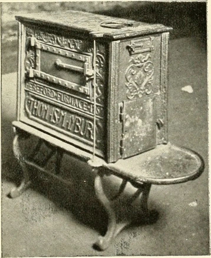 An illustration from The Bible in iron:, 1914, leaf 119