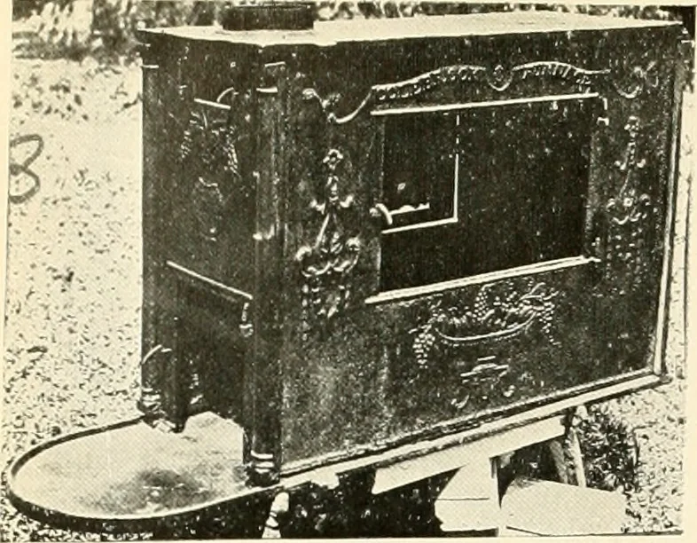 An illustration from The Bible in iron:, 1914, leaf 121