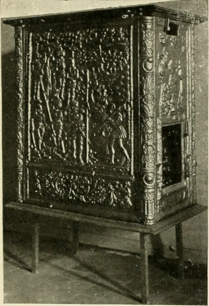 An illustration from The Bible in iron:, 1914, leaf 122
