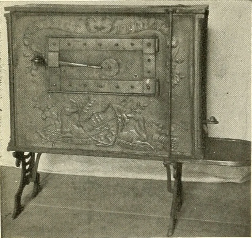 An illustration from The Bible in iron:, 1914, leaf 123