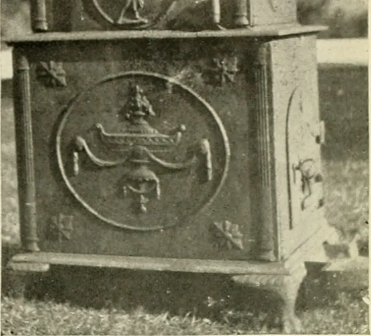 An illustration from The Bible in iron:, 1914, leaf 124