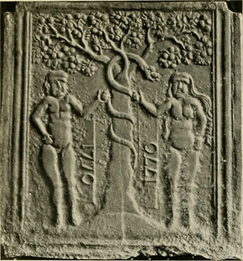 An illustration from The Bible in iron:, 1914, leaf 128