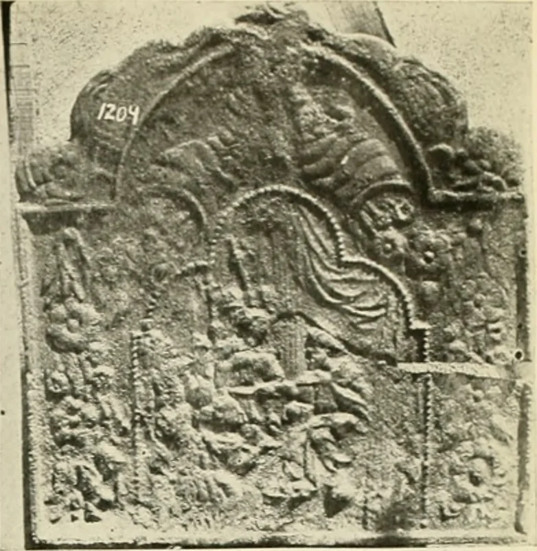 An illustration from The Bible in iron:, 1914, leaf 128