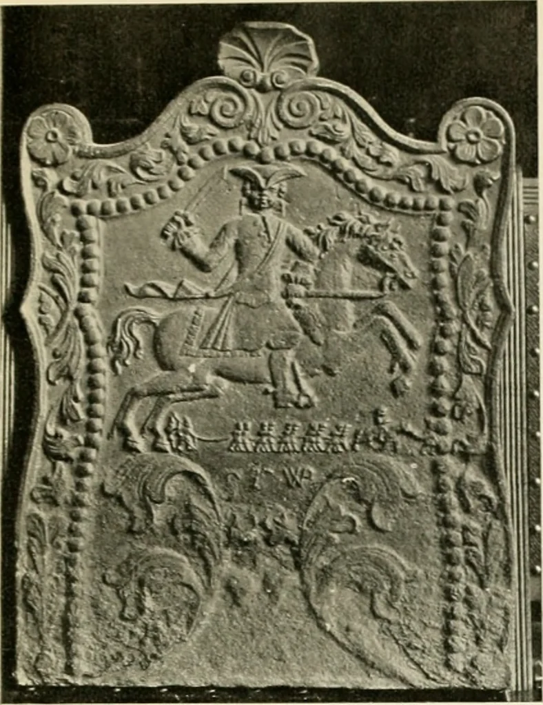 An illustration from The Bible in iron:, 1914, leaf 132