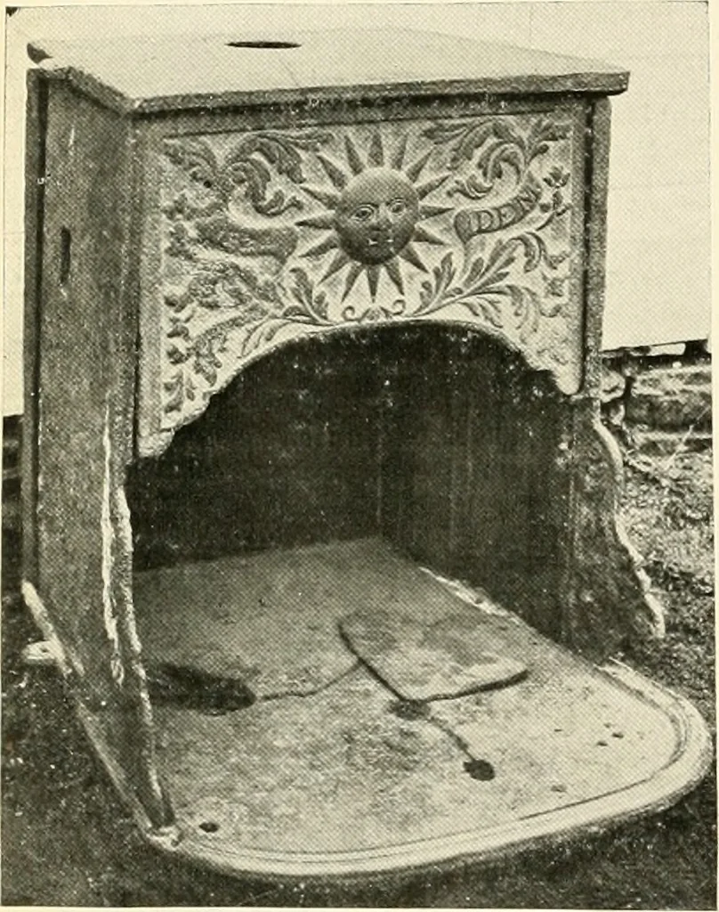 An illustration from The Bible in iron:, 1914, leaf 141