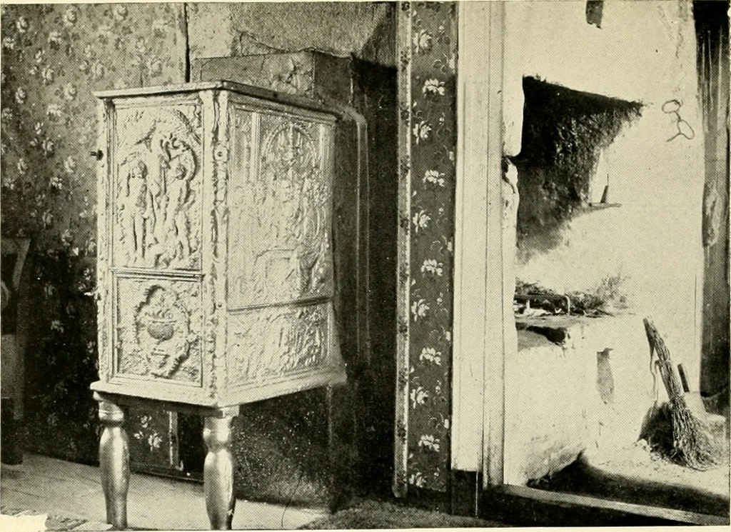 An illustration from The Bible in iron:, 1914, leaf 15