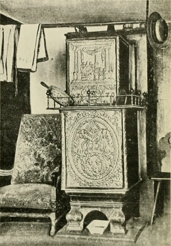 An illustration from The Bible in iron:, 1914, leaf 162
