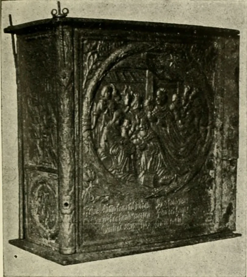 An illustration from The Bible in iron:, 1914, leaf 18