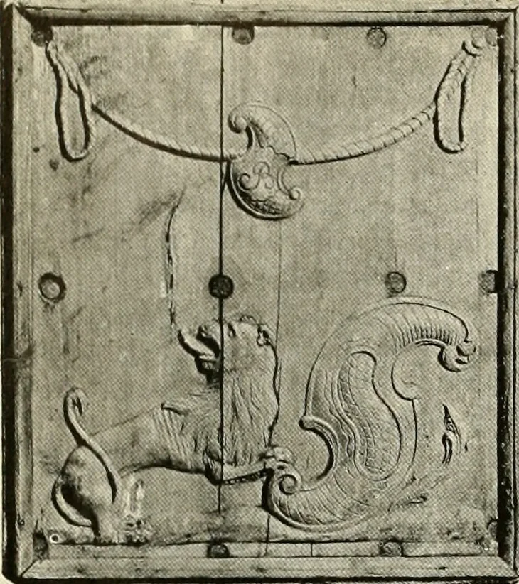An illustration from The Bible in iron:, 1914, leaf 23