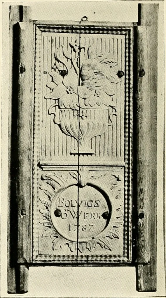 An illustration from The Bible in iron:, 1914, leaf 23