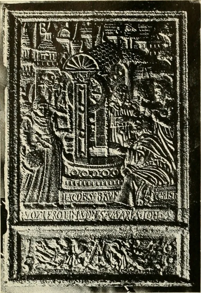An illustration from The Bible in iron:, 1914, leaf 35