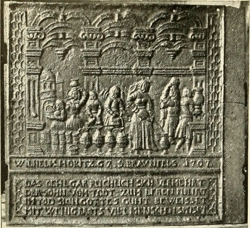An illustration from The Bible in iron:, 1914, leaf 37