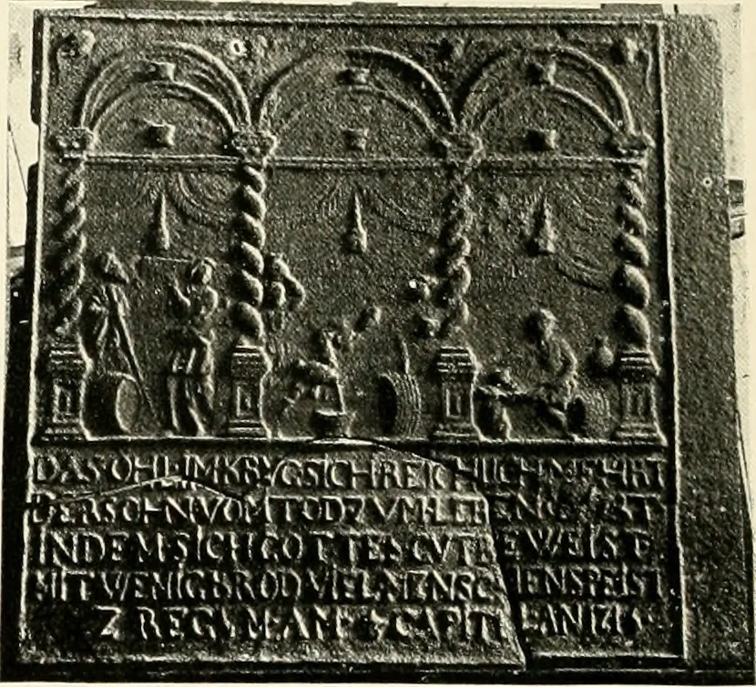 An illustration from The Bible in iron:, 1914, leaf 39