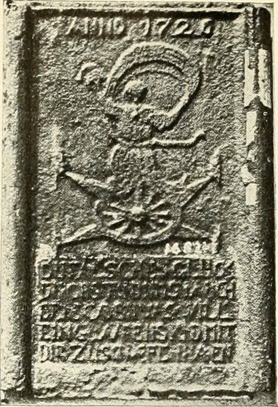 An illustration from The Bible in iron:, 1914, leaf 43