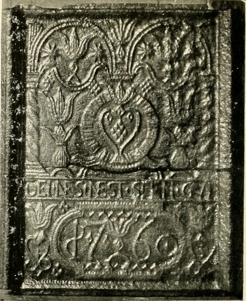 An illustration from The Bible in iron:, 1914, leaf 49