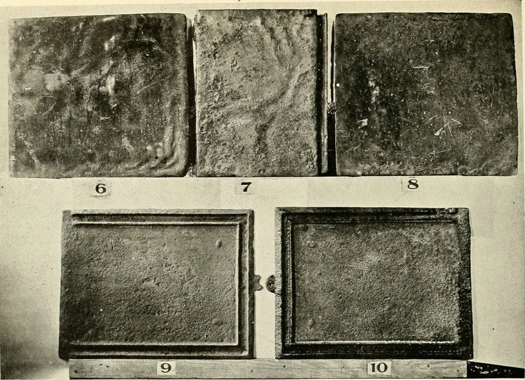 An illustration from The Bible in iron:, 1914, leaf 51