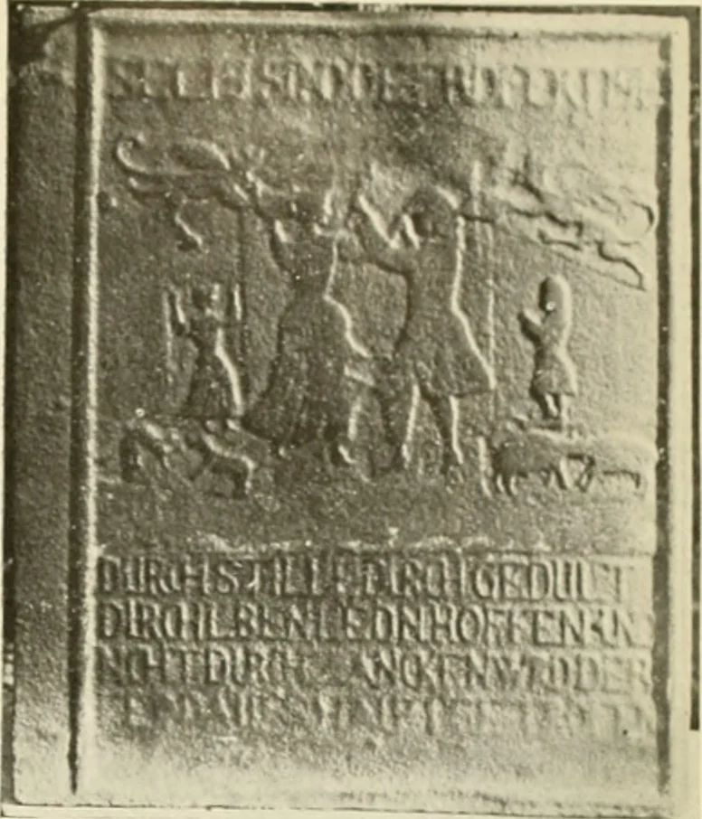 An illustration from The Bible in iron:, 1914, leaf 52