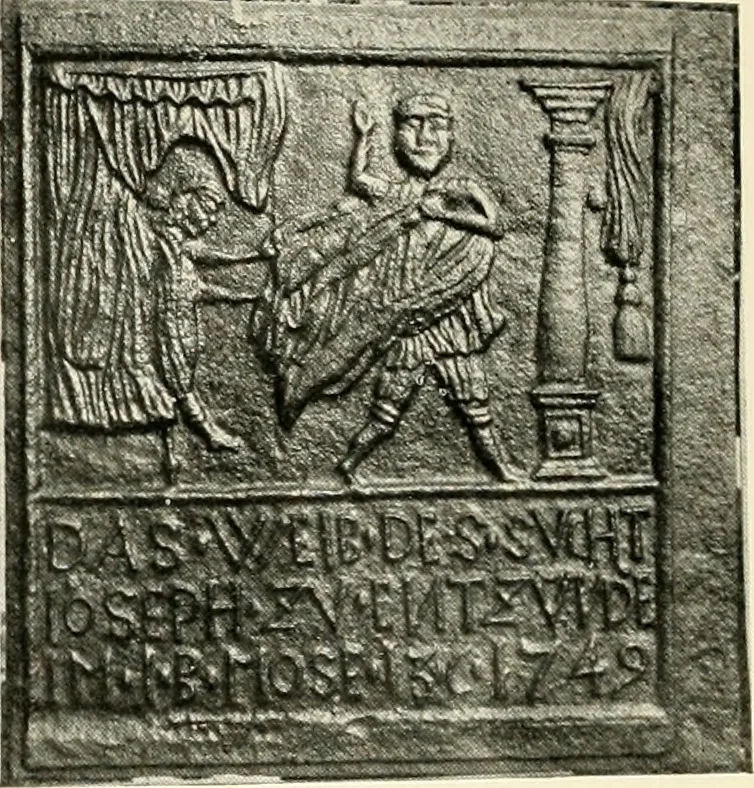 An illustration from The Bible in iron:, 1914, leaf 57