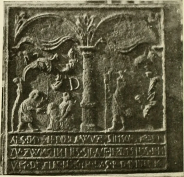 An illustration from The Bible in iron:, 1914, leaf 62