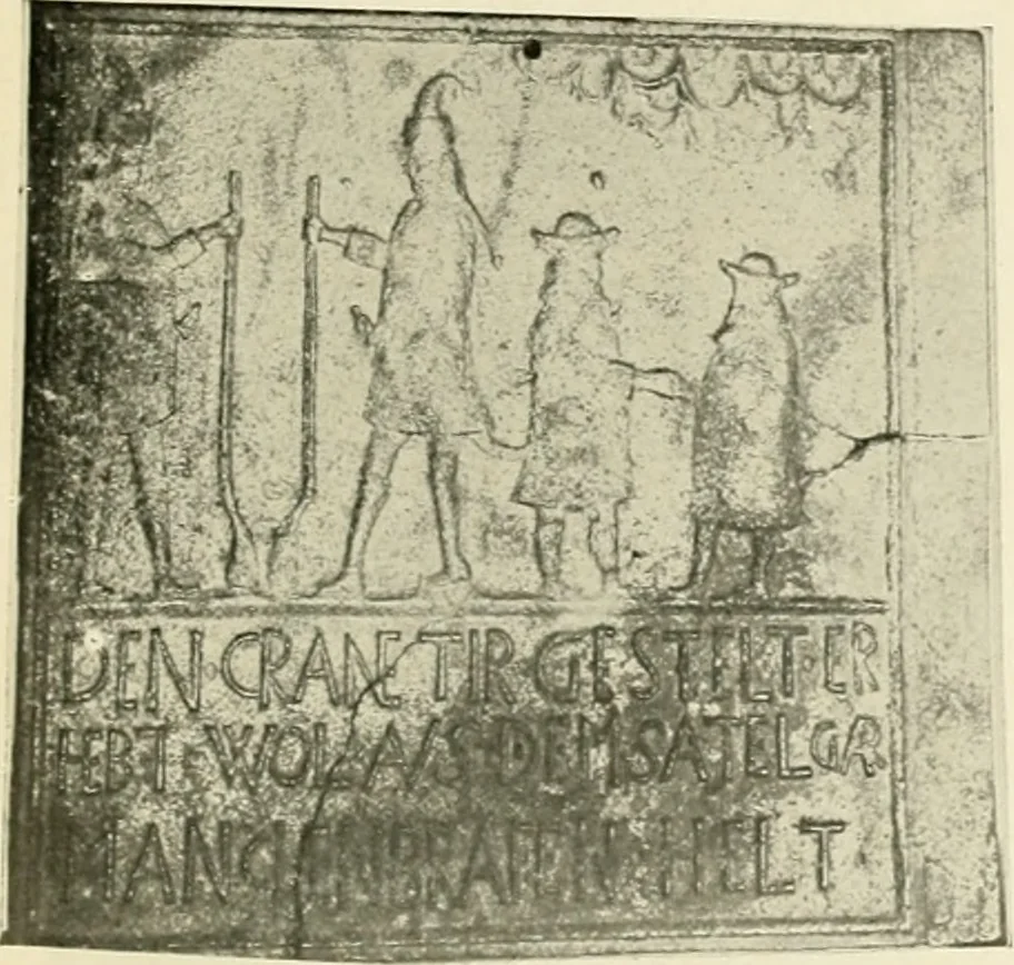 An illustration from The Bible in iron:, 1914, leaf 68