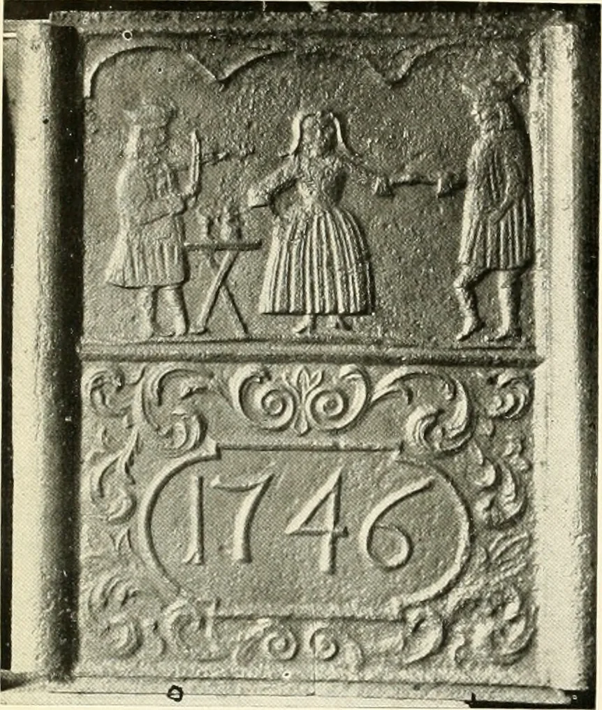 An illustration from The Bible in iron:, 1914, leaf 69