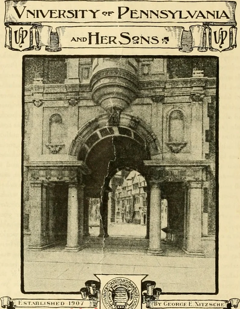 An illustration from The Bible in iron:, 1914, leaf 7