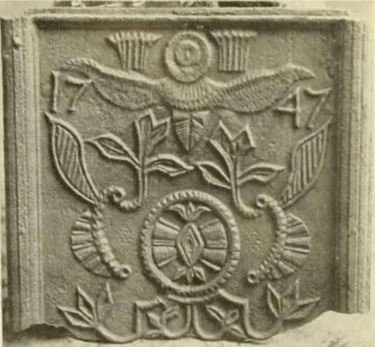 An illustration from The Bible in iron:, 1914, leaf 76