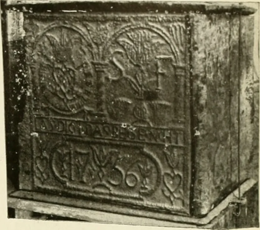 An illustration from The Bible in iron:, 1914, leaf 82