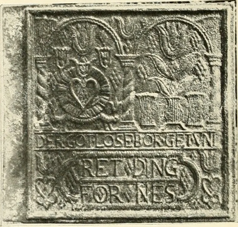 An illustration from The Bible in iron:, 1914, leaf 83