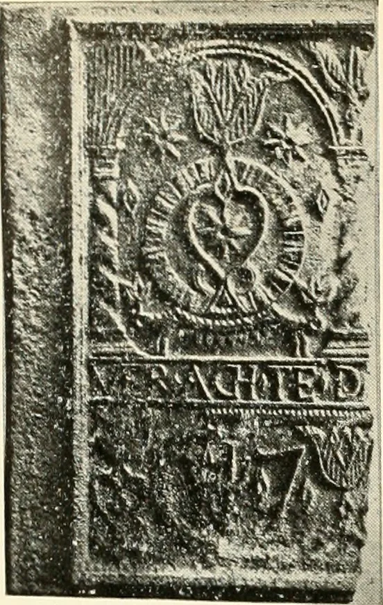 An illustration from The Bible in iron:, 1914, leaf 87
