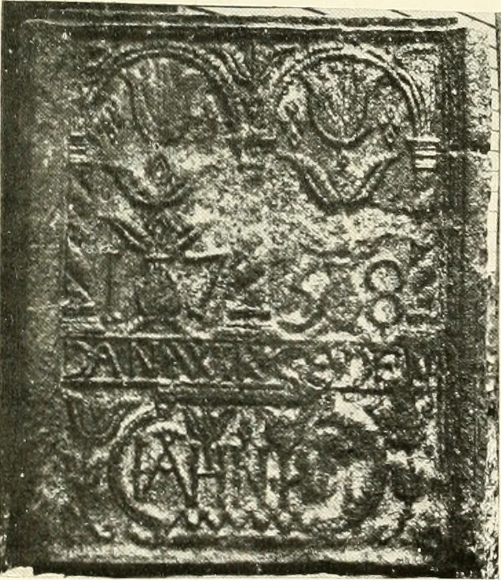 An illustration from The Bible in iron:, 1914, leaf 87