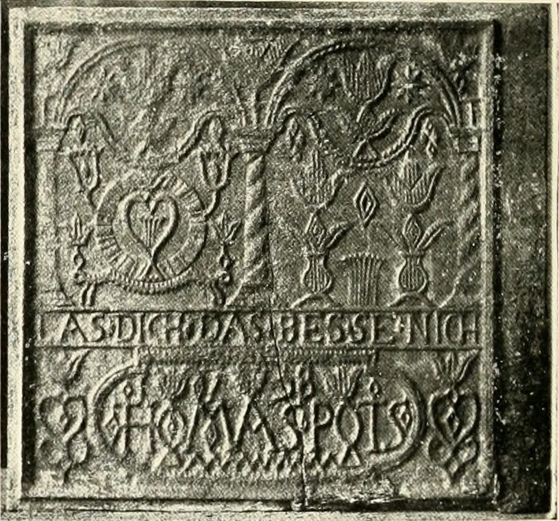 An illustration from The Bible in iron:, 1914, leaf 87