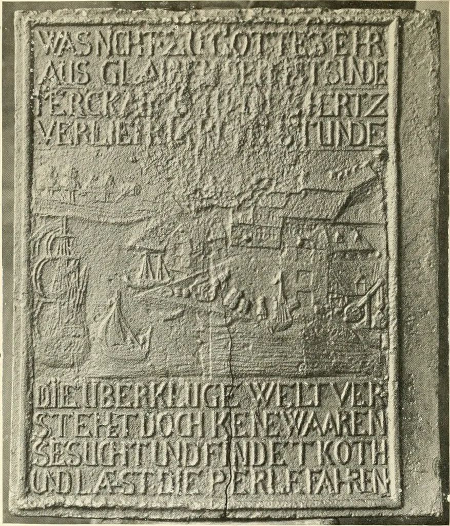 An illustration from The Bible in iron:, 1914, leaf 9