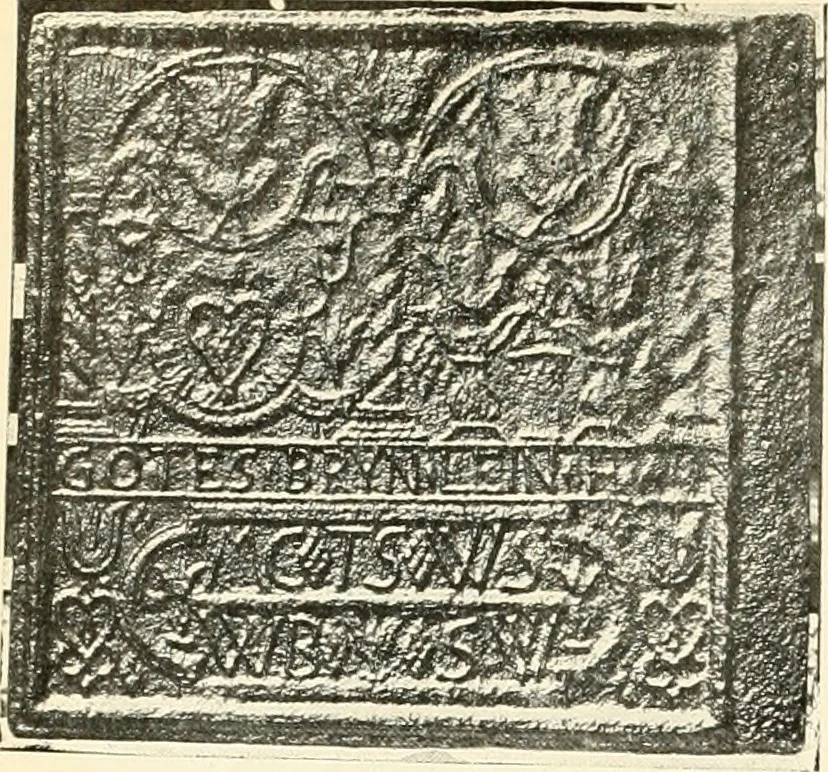 An illustration from The Bible in iron:, 1914, leaf 91