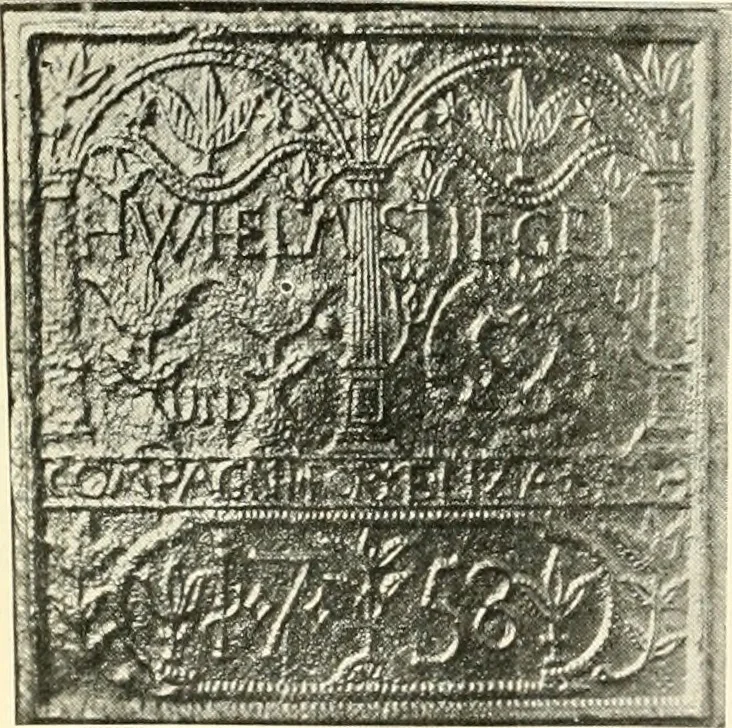 An illustration from The Bible in iron:, 1914, leaf 91