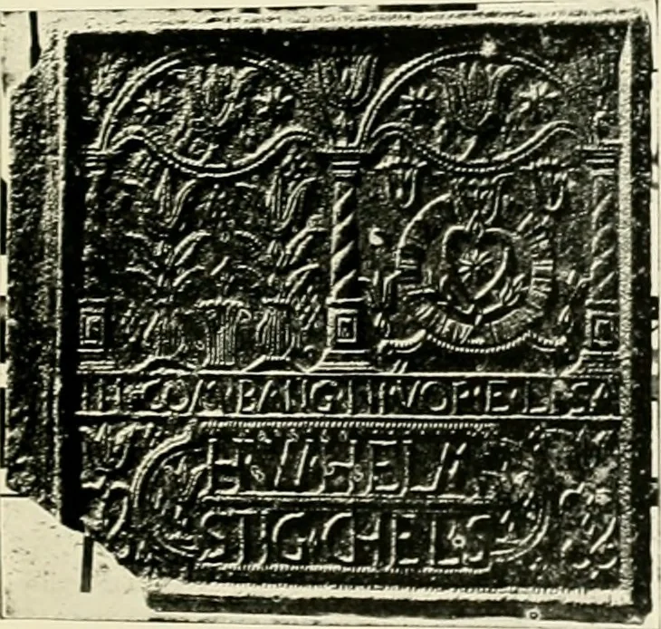 An illustration from The Bible in iron:, 1914, leaf 92