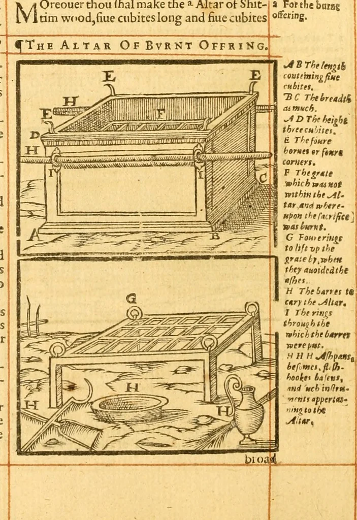 An illustration from The Bible : that is the Holy Scriptures conteined in the Old and New Testament ; translated according to the Ebrew and Greeke, and conferred with the best translations in divers languages .., 1615, leaf 111