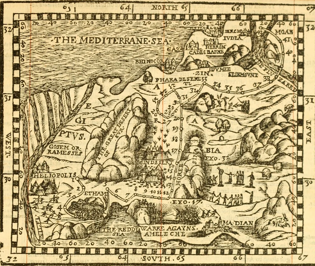 An illustration from The Bible : that is the Holy Scriptures conteined in the Old and New Testament ; translated according to the Ebrew and Greeke, and conferred with the best translations in divers languages .., 1615, leaf 176