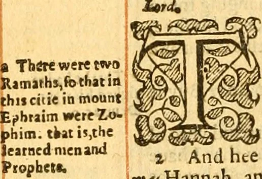An illustration from The Bible : that is the Holy Scriptures conteined in the Old and New Testament ; translated according to the Ebrew and Greeke, and conferred with the best translations in divers languages .., 1615, leaf 243
