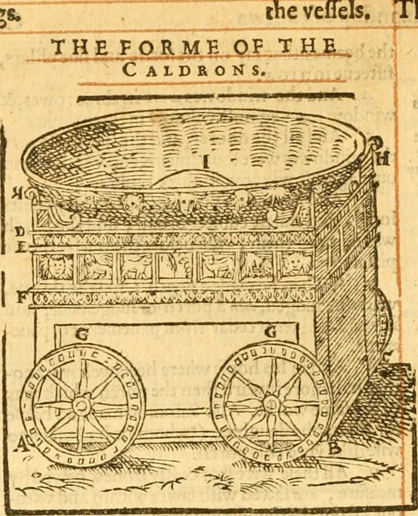 An illustration from The Bible : that is the Holy Scriptures conteined in the Old and New Testament ; translated according to the Ebrew and Greeke, and conferred with the best translations in divers languages .., 1615, leaf 295