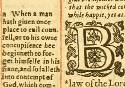 An illustration from The Bible : that is the Holy Scriptures conteined in the Old and New Testament ; translated according to the Ebrew and Greeke, and conferred with the best translations in divers languages .., 1615, leaf 428
