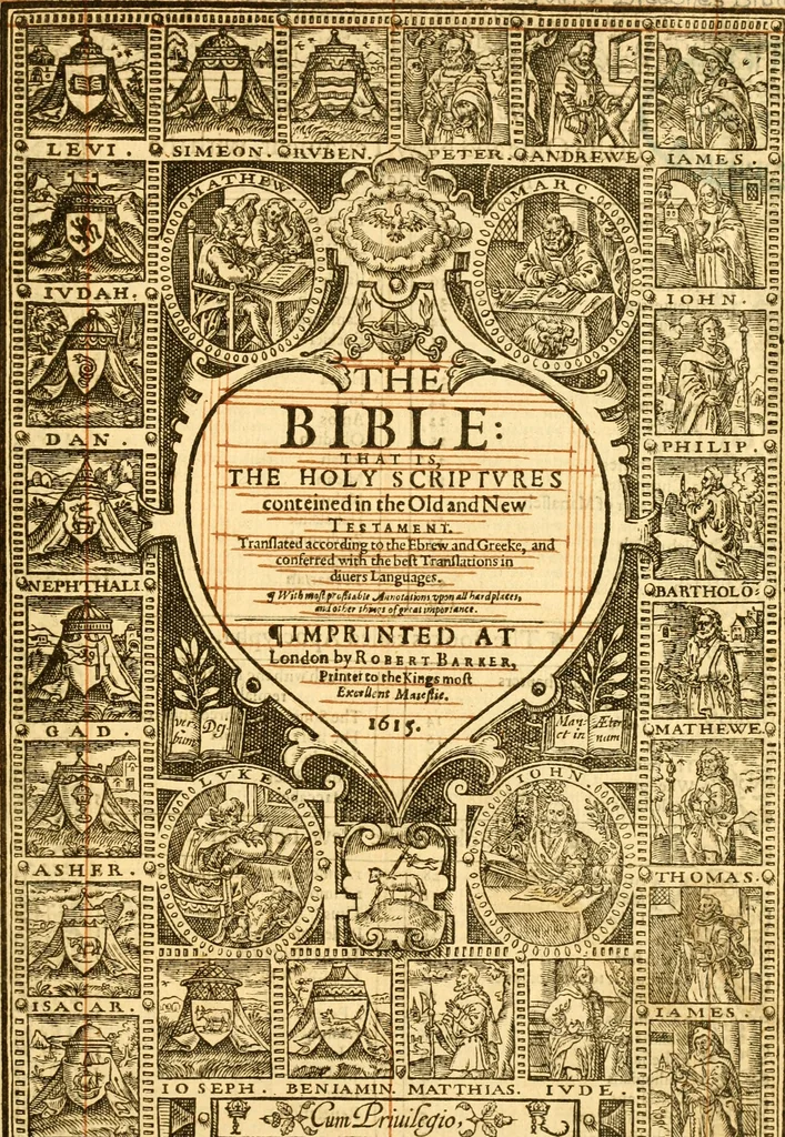 An illustration from The Bible : that is the Holy Scriptures conteined in the Old and New Testament ; translated according to the Ebrew and Greeke, and conferred with the best translations in divers languages .., 1615, leaf 46