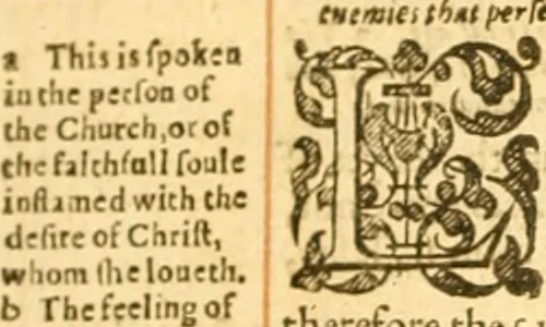 An illustration from The Bible : that is the Holy Scriptures conteined in the Old and New Testament ; translated according to the Ebrew and Greeke, and conferred with the best translations in divers languages .., 1615, leaf 505