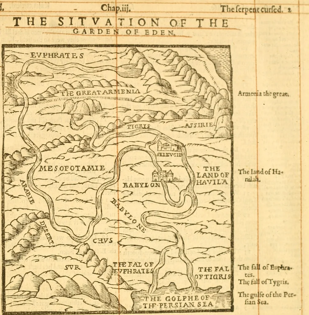 An illustration from The Bible : that is the Holy Scriptures conteined in the Old and New Testament ; translated according to the Ebrew and Greeke, and conferred with the best translations in divers languages .., 1615, leaf 54