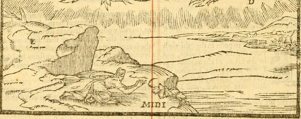 An illustration from The Bible : that is the Holy Scriptures conteined in the Old and New Testament ; translated according to the Ebrew and Greeke, and conferred with the best translations in divers languages .., 1615, leaf 593