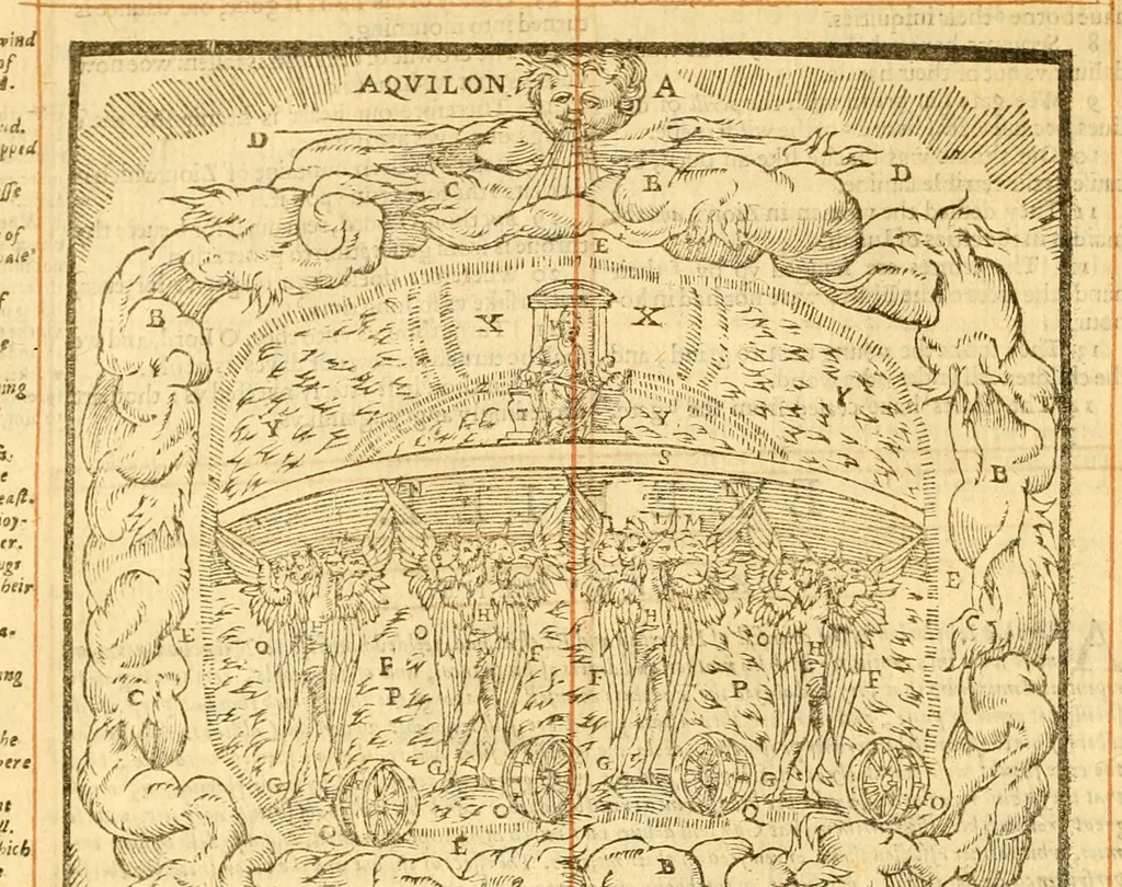 An illustration from The Bible : that is the Holy Scriptures conteined in the Old and New Testament ; translated according to the Ebrew and Greeke, and conferred with the best translations in divers languages .., 1615, leaf 593