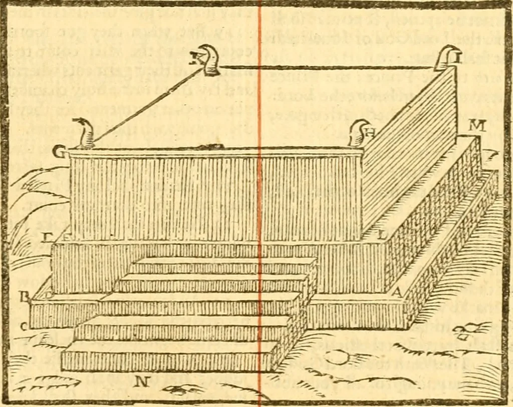 An illustration from The Bible : that is the Holy Scriptures conteined in the Old and New Testament ; translated according to the Ebrew and Greeke, and conferred with the best translations in divers languages .., 1615, leaf 626