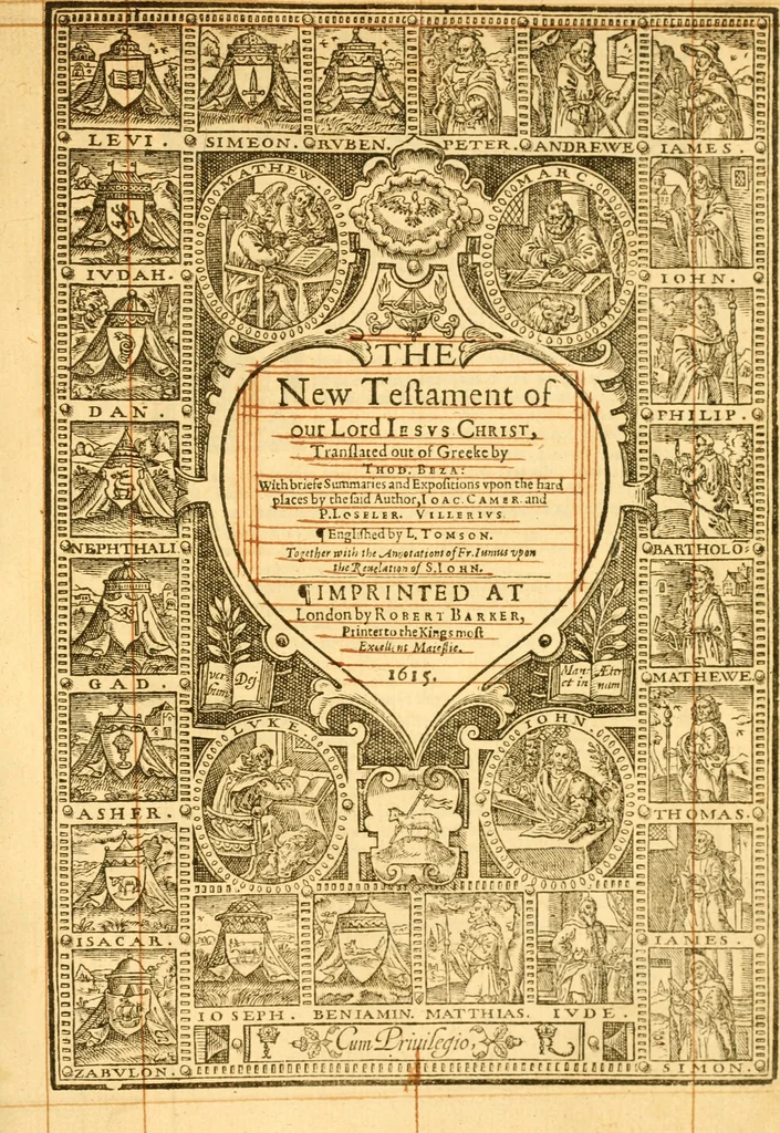 An illustration from The Bible : that is the Holy Scriptures conteined in the Old and New Testament ; translated according to the Ebrew and Greeke, and conferred with the best translations in divers languages .., 1615, leaf 818