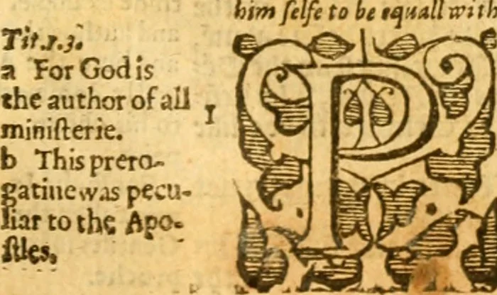 An illustration from The Bible : that is, the Holy scriptures contained in the Old and New Testament, 1579, leaf 1158